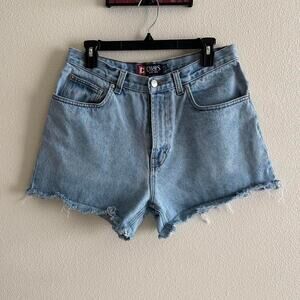 Chaps medium wash denim jean shorts